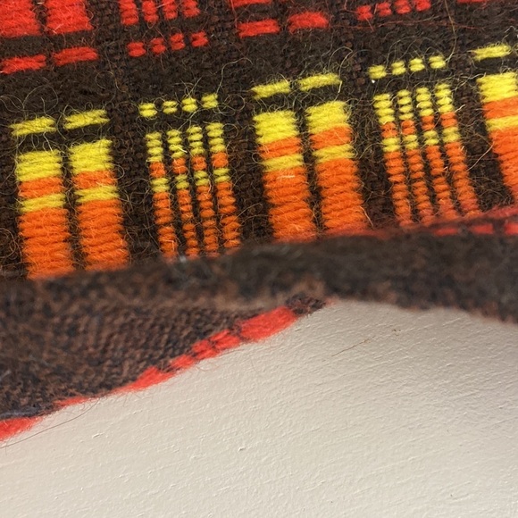 Vintage Swedish wool woolen handmade table runner - Picture 6 of 9